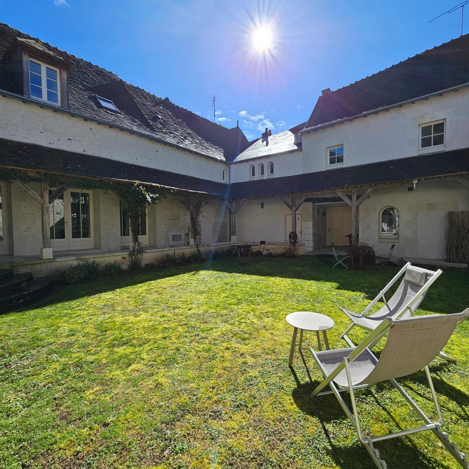 Logis Hotel Restaurant Relais De La Mothe Yzeures-sur-Creuse Buitenkant foto